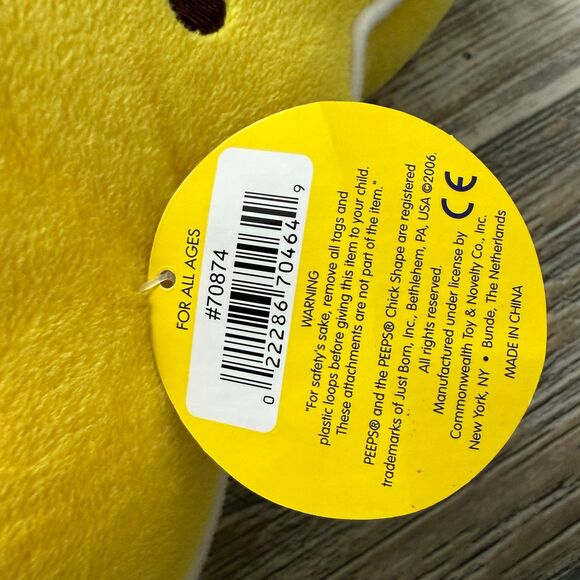 Peeps Yellow Bunny Plush - Picture 5 of 5